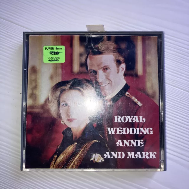 Royal Wedding - Princess Anne Mark Phillips - SUPER 8 (mm) Colour Sound Film