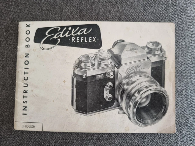 Folleto De Instalación De Cámara Réflex Edixa Manual