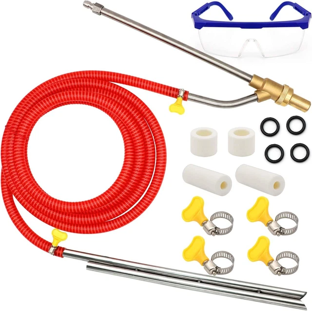 Angela&Alex Pressure Washer Sandblasting Kit, 5000 PSI Wet Sandblaster...