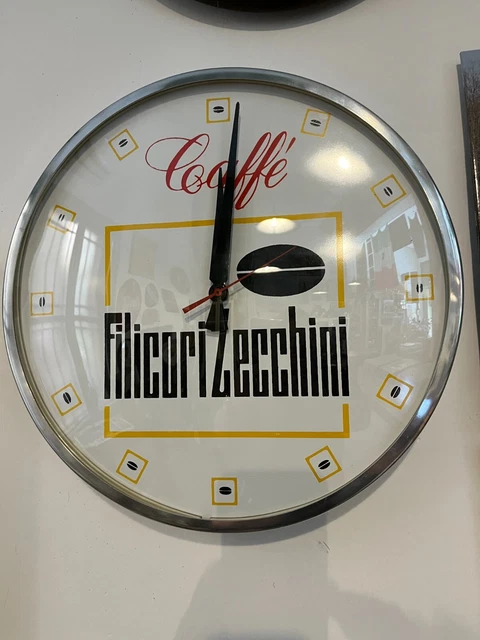 Filicori Zecchini Caffè Bologna-Raro Orologio Pubblicitario Vintage Bar Epoca