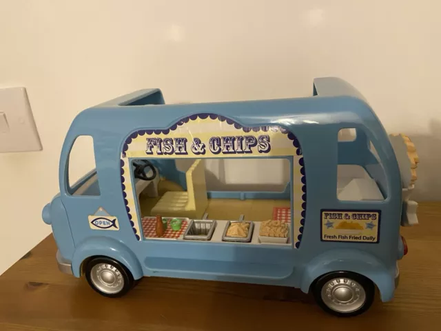 Sylvanian families fish and chips van outlet