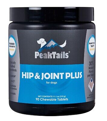 PeakTails Hip and Joint Plus Supplements for Dogs