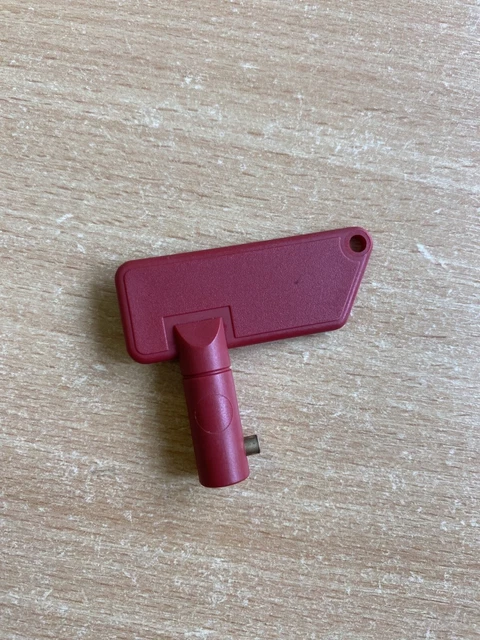 SPARE KEY FOR Isolator Switch On Caravan Motor Mover 12V Battery Cut ...
