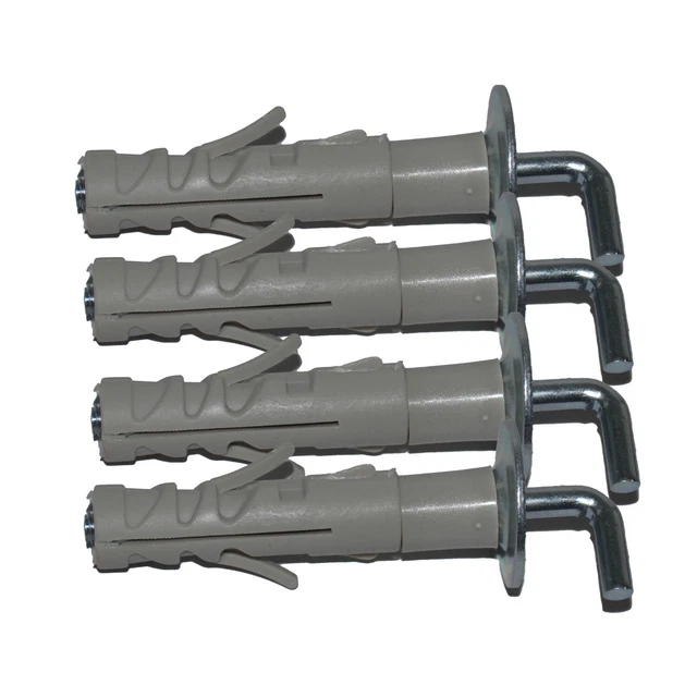 tasselli fischer gancio medio 15mm ad espansione 4 tasselli prolungati 12 x 57