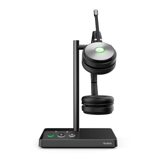 Yealink Wireless Dual Headset WH62-DUAL-UC UPC 6938818306394 - Networking Wir...