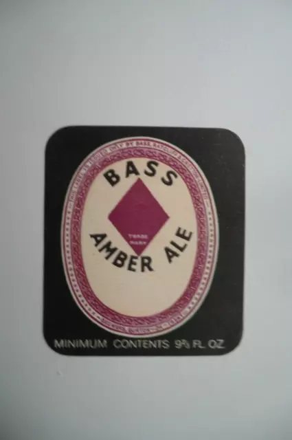 Neuwertig Bass Ratcliffe Gretton Burton Amber Ale 9 2/3 Fl Oz Brauerei Bieretikett