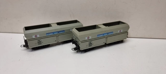 lot train wagons voitures jouef lima