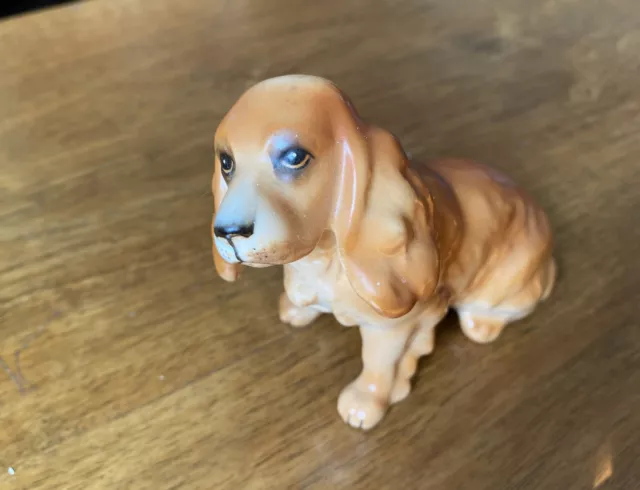 Vintage Adderley Bone China Spaniel Figurine - Decorative Ornament - England