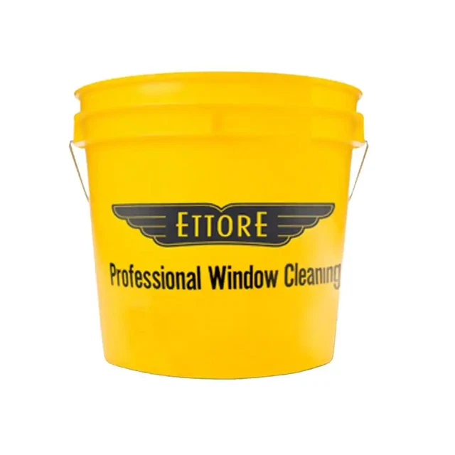 3,5 gal. Cubo | Galón de lavado profesional ventana amarilla Ettore para todo uso