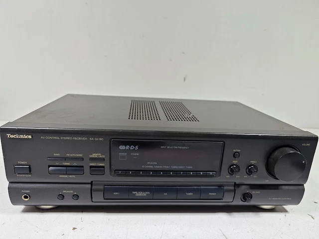 Technics SA-GX180 Stereo Receiver in schwarz | - Ihr Partner für gebrauchte Elektronik