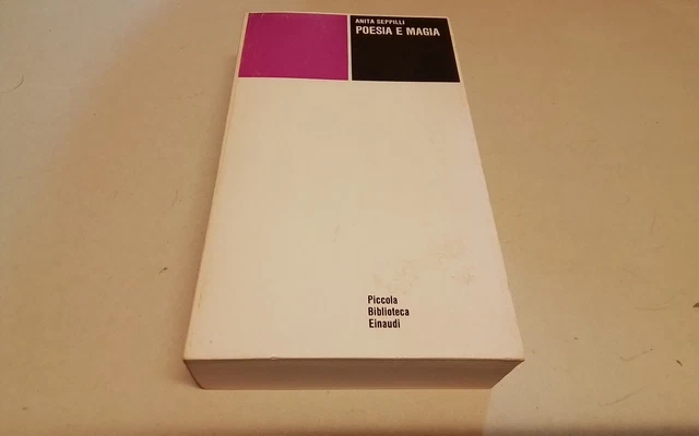 POESIA E MAGIA di ANITA SEPPILLI, EINAUDI, 5mr26 POESIA E MAGIA di ANITA SEPPILLI, EINAUDI, 5mr26