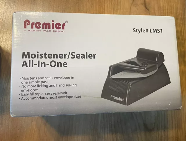 Martin Yale Premier Combination Moistener/sealer Machine - Dark Gray (LMS1)