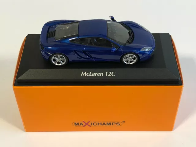 MAXICHAMPS MINICHAMPS 940 133021 McLaren 12C Bleu 2011 1/43 Miniature Voiture