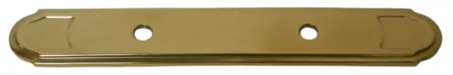 Alno Inc. A1568-3-PB Brass Back Plate 3.0"(7-3/4") for Center Cabinet Pull 3