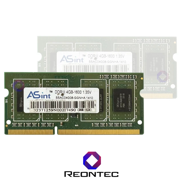 Mémoires RAM DDR3L pour ordinateur, 4 Go par module