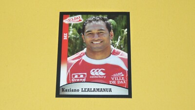 N°188 LEALAMANUA US DAX LANDES PANINI RUGBY 2009 TOP 14 FRANCE 