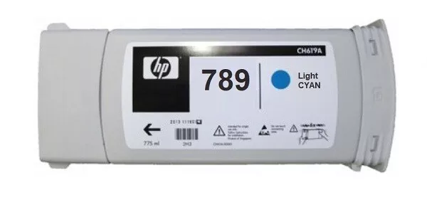 Original Tinte HP DesignJet L25500 Latex / Nr. 789 Light Cyan CH619A Cartridge