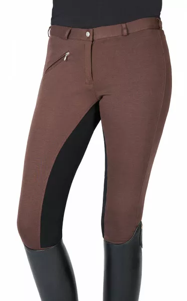 Pfiff Reithose Vollbesatz Damen Thea braun schwarz 36 /38 Neuware Vollbesatzhose