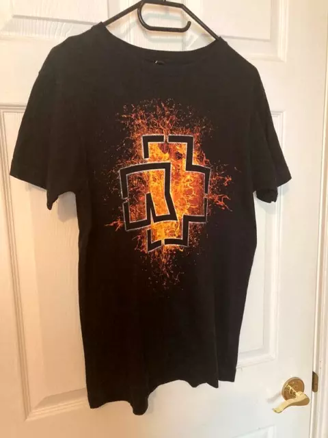 RAMMSTEIN BANDSHIRT T-Shirt ”Lava Logo ORIGINAL MERCHANDISE Gr. S NEUW.!TOP!