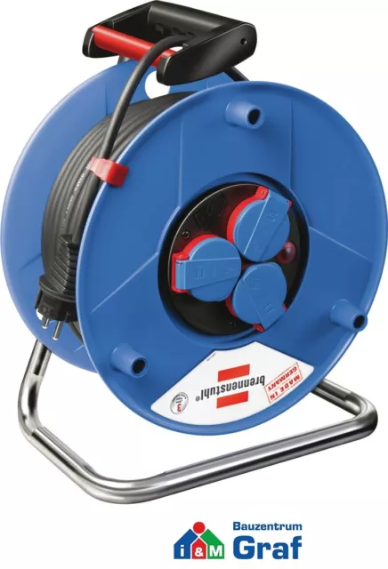 Brennenstuhl Garant IP44 Commerce Bau-Kabeltrommel 40m H07RN-F 3G1,5 /#842976