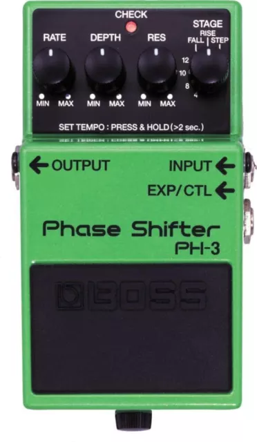 Boss PH-3 Phase Embrayeur Guitare Effets Pédale Vert Add Swell À Votre Son Neuf