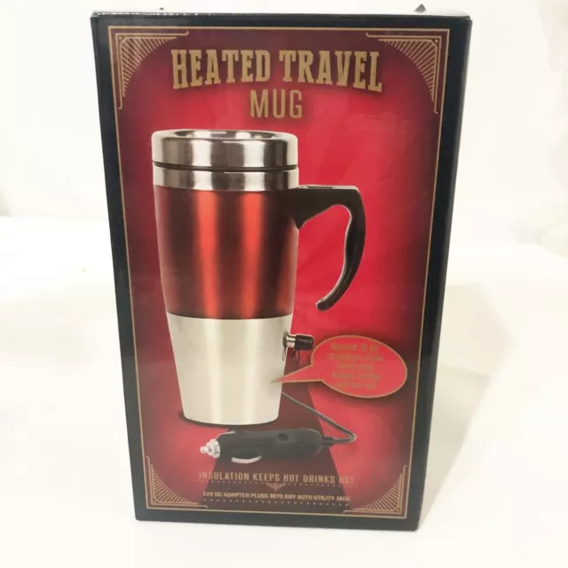CVS Heated Travel Mug 12V Plug In Car New With Box