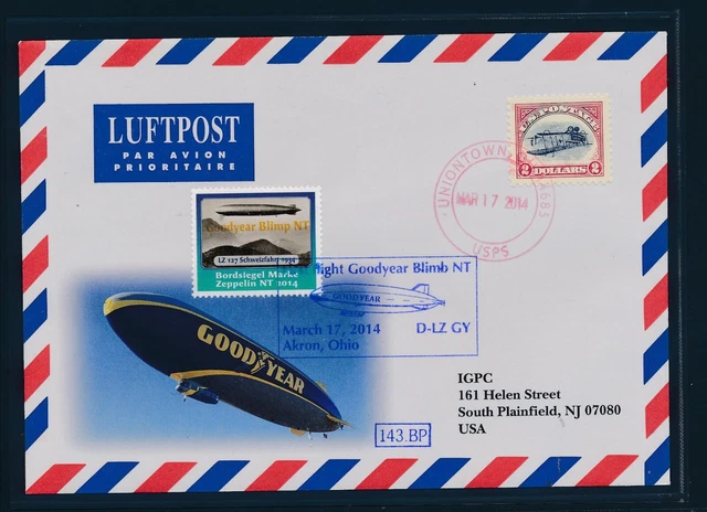 125b) Zeppelin NT, FF Goodyear Blimb NT.. 2014 + 143.BP
