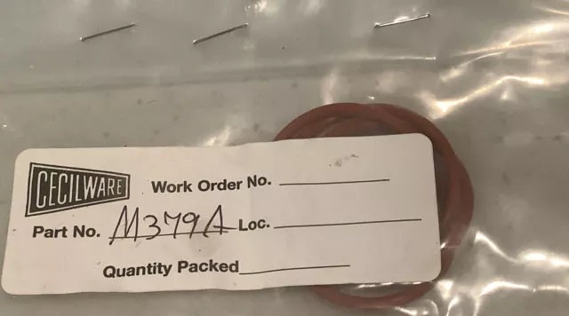 4 Pack - Grindmaster Cecilware M379A Silicone O-Ring; New; OEM