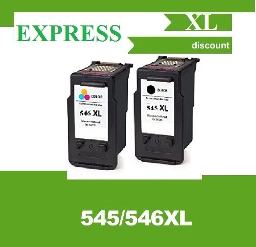 Cartucce Compatibili Canon 545 E 546 XL &ndash; PG-545XL E CL-546XL Per Stampanti Pixma IP, MG, MX, TR, TS