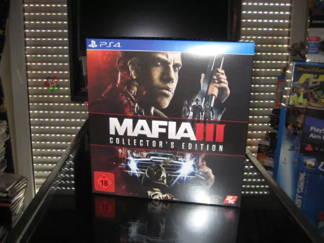 Mafia III Collectors Edition PS4 NEU & OVP Mafia 3 + Season Pass und MAFIA LPS