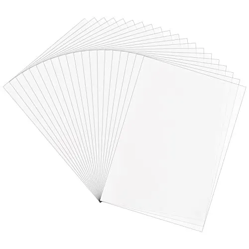 Enveloppes transparentes de feuille plastique - Cristallin ~110 x 220