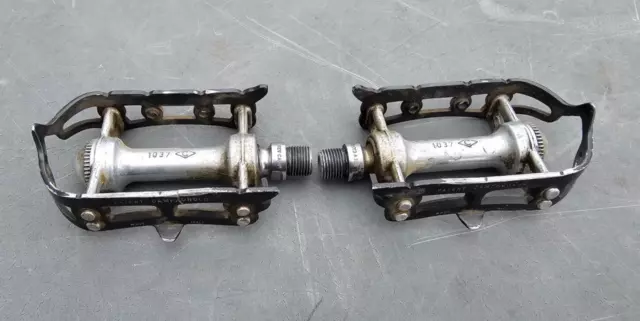 Campagnolo 1980s vintage SL superleggeri record bicycle pedals pair