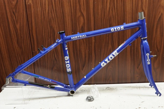 GIOS　MISTRAL　430　フレームセット GIOS MISTRAL ALUMINUM Cross Bike Frame 430 Size Gios Blue