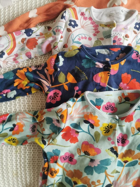 Baby Girl 6-9 Months Bundle Sleepsuits, Dresses, Rompers, Vests Next M&S George