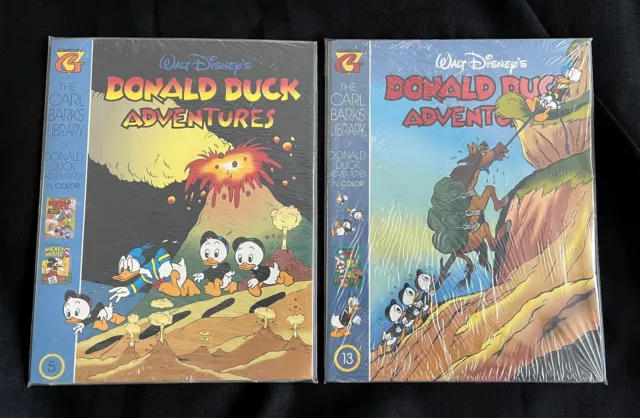 Carl Barks Library Donald Duck Adventures in Color #5 & #13 Trail of the Unicorn