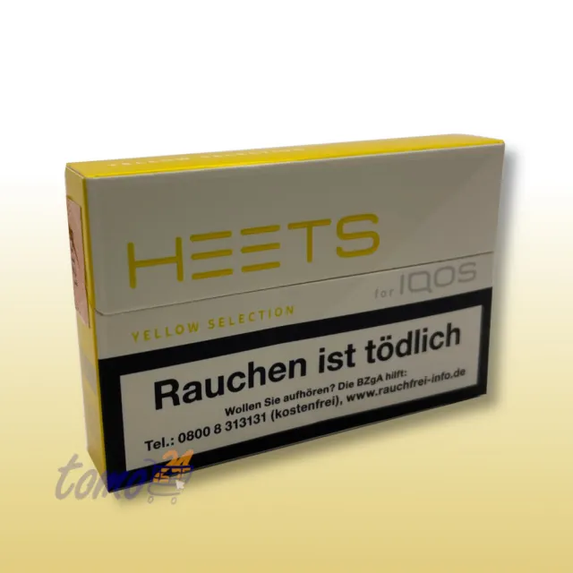 1 Stange Heets Yellow Selection Tabak Sticks für IQOS  10x 20 Stück / 6,50€