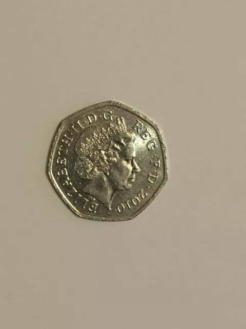 Rare Coin Error Girl Guiding 50p