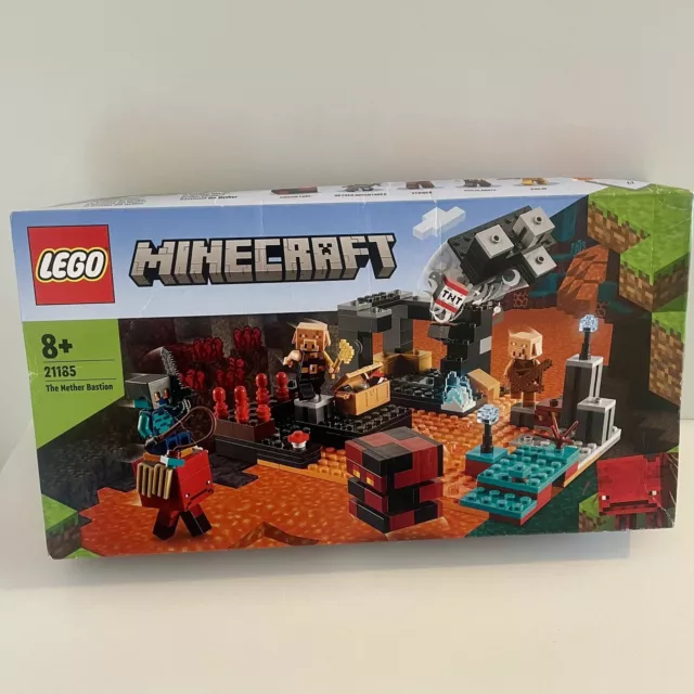 Lego Minecraft (21185) Il Bastione Inferiore - Set Ritirato - Nuovo - Scatola Danneggiata