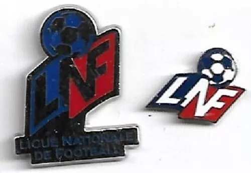 lot de 2 pin's sport football ligue nationale de football dont 1 en zamac