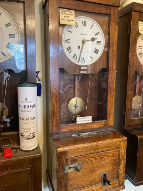 Gledhill-Brook Time Recorder Clocking-in Clock.