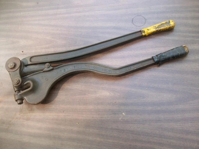 Indiana Shop Find=Whitney Metal Punch -Makes A 1/4" Hole In 1/4" Plate.