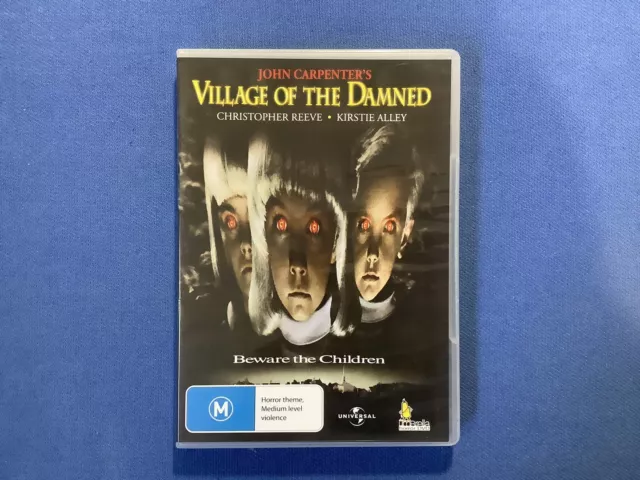 Village Of The Damned (VHS, 1995) John Carpenter Horror Rare Screener Copy  Demo