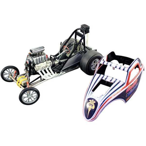 Altered Dragster Striped "Mondello and Mastsubara" 1/18 Diecast Model Car by ...
