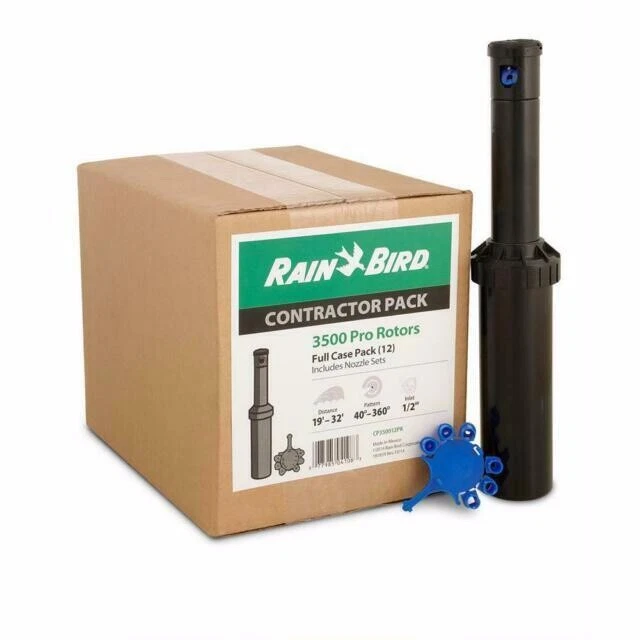 Rain Bird Cp350012Pk Pro Grade Rotor W/ Rain Curtain Nozzle Set - Pack Of 12