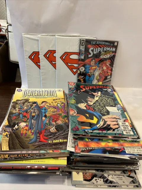 Lot of 100 DC Comics Superman Comic Books HIGH GRADE COLLECTION