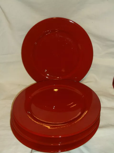 4 Waechtersbach Germany 9 1/8" Luncheon Or Salad Plates....nice!