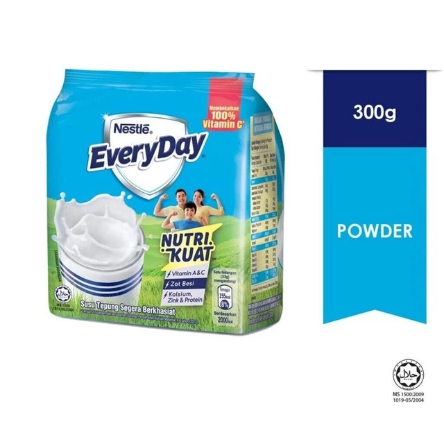 4 Soft Pack x 300G NESTLE OGNI GIORNO Latte in polvere istantaneo per...