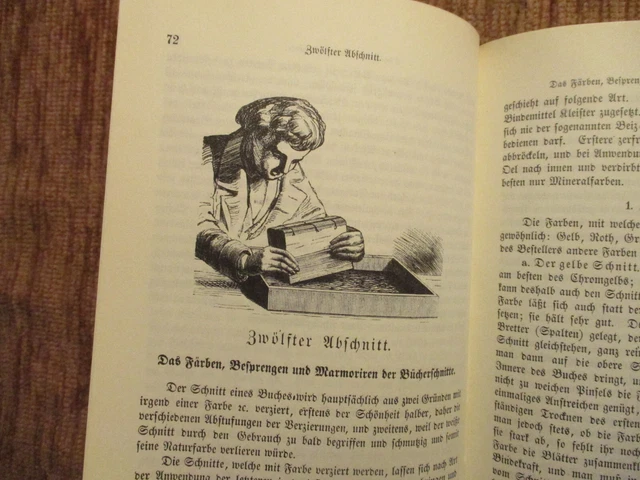 BRADE Das illustrierte BUCHBINDERBUCH 1860 Buchbinderei BUCHBINDER Buchbinden 11
