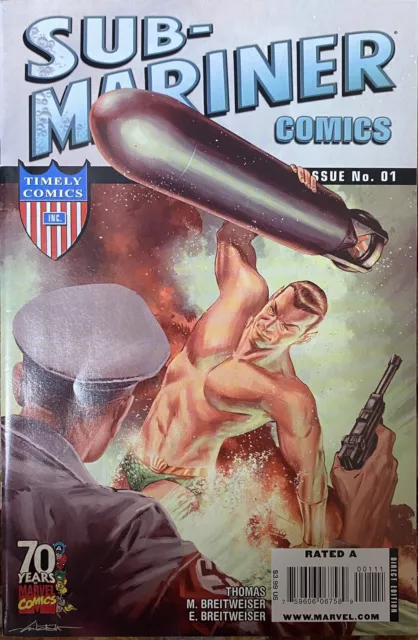 Sub-Mariner Comics 70Th Anniversary Timely Comics #1 (2009 Marvel) ~ Unread Vf