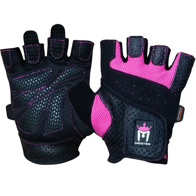 Meister Women's Fit Weight Lifting Gloves - Femmes Gym Sport Crossfit Neuf Rose